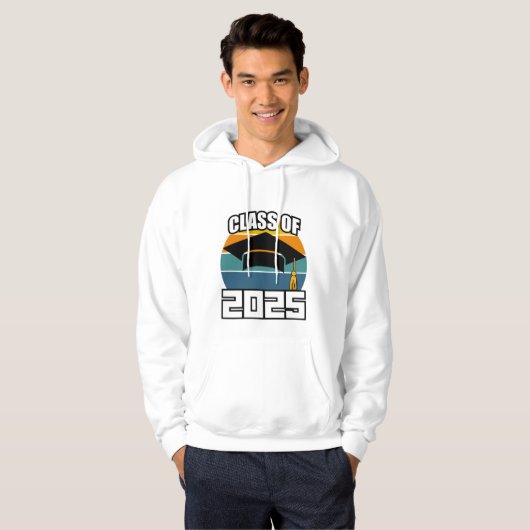 Klasse van 2025 - Senior Class Afstuderen-Senior J Hoodie (Voorkant volledig)