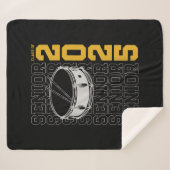 Klasse van 2025 Senior Drums voor Drummer of Percu Sherpa Deken (Voorkant (horizontaal))