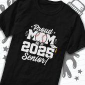 Klasse van 2025 Senior Jaar Honkbal Moeder Senior  T-shirt