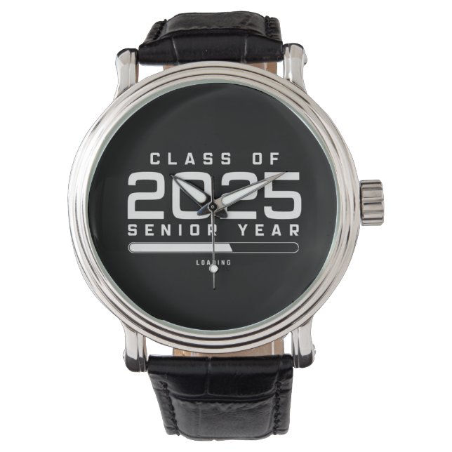 Klasse van 2025 Senior Jaar Laden Senior 2025 Horloge (Voorkant)