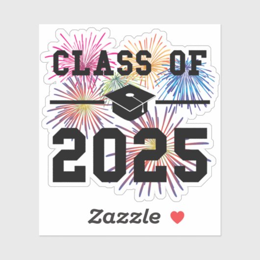 Klasse van 2025 senior jaar sticker (Vel)