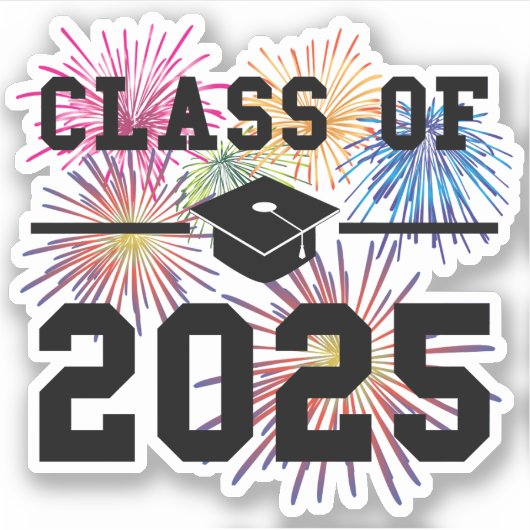 Klasse van 2025 senior jaar sticker (Voorkant)