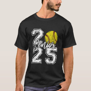 Klasse van 2025 Senior Softball Player Senior 2025 T-shirt