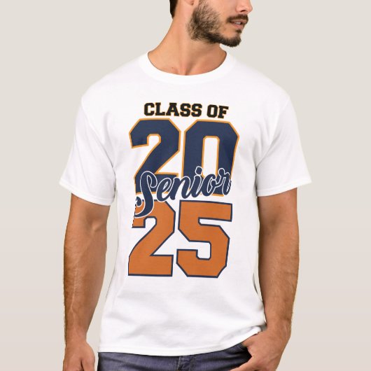 Klasse van 2025 Senior T-shirt (Voorkant)