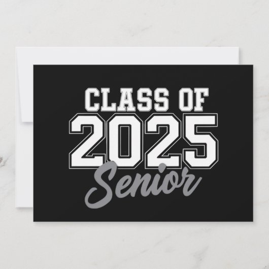 Klasse van 2025 senior terug naar school 2025 Vint Kaart (Voorkant)