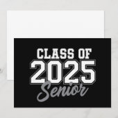 Klasse van 2025 senior terug naar school 2025 Vint Kaart (Voorkant / Achterkant)
