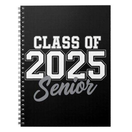 Klasse van 2025 senior terug naar school 2025 Vint Notitieboek (Voorkant)