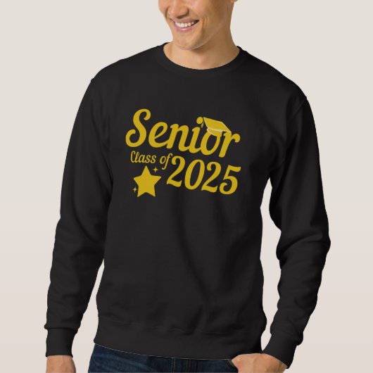 Klasse van 2025 Senior Year Afstuderen 2025 Terug Trui (Voorkant)