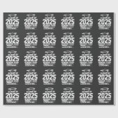 Klasse van 2025 Senior Year Loading Cadeaupapier (Vlak)