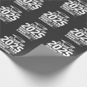 Klasse van 2025 Senior Year Loading Cadeaupapier (Hoek)
