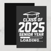 Klasse van 2025 Senior Year Loading Feestdagenkaart (Voorkant / Achterkant)