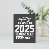 Klasse van 2025 Senior Year Loading Feestdagenkaart (Staand voorkant)