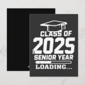 Klasse van 2025 Senior Year Loading Feestdagenkaart (Voorkant / Achterkant)