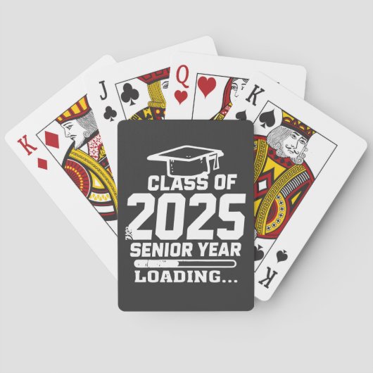 Klasse van 2025 Senior Year Loading Pokerkaarten (Achterkant)