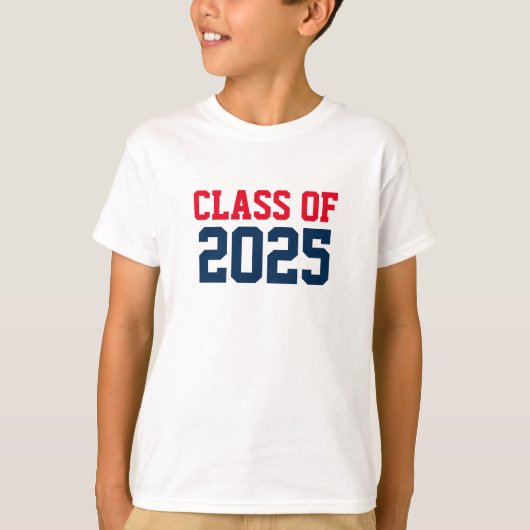 KLASSE VAN 2025 shirt (Voorkant)
