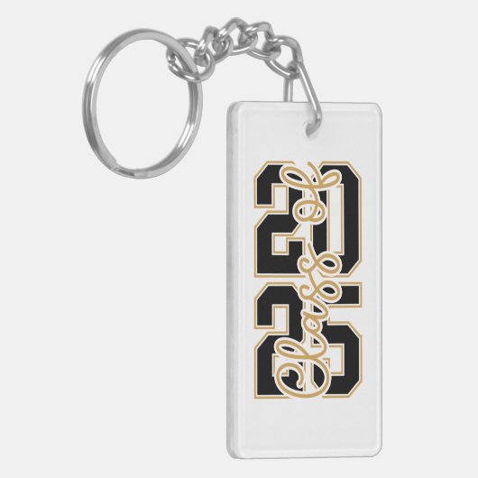 Klasse van 2025 sleutelhanger (Voorkant Links)