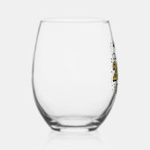 Klasse van 2025 Stemless Wine Glass Wijnglas Zonder Voet (Rechts)