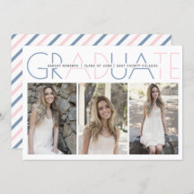 Klasse van 2025 stoffige blauw blush afstuderen fo