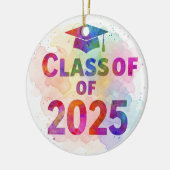 Klasse van 2025 Stropdas-kleurstof ornament (Links)