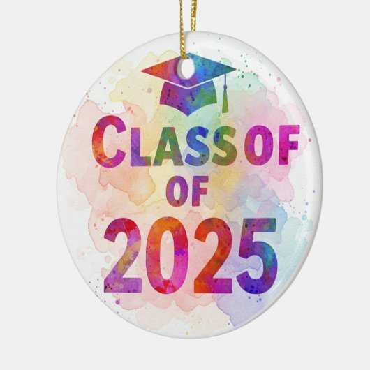 Klasse van 2025 Stropdas-kleurstof ornament (Links)