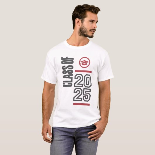 Klasse van 2025 t-shirt (Voorkant volledig)