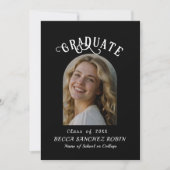 Klasse van 2025 typografie afstuderen aankondiging (Voorkant)