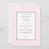 Klasse van 2025 vier foto's blush roze afstuderen aankondiging (Achterkant)