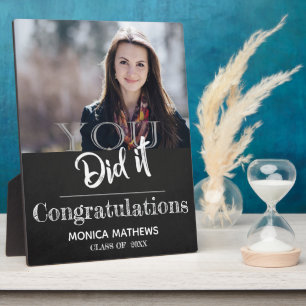 Klasse van 2025 You Did It Keepsake Foto Afstudere Fotoplaat