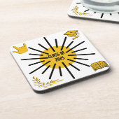 Klasse van 2025 - Zonneschijn Bier Onderzetter (Linkerzijde)