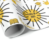 Klasse van 2025 - Zonneschijn Cadeaupapier (Rol Hoek)