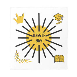 Klasse van 2025 - Zonneschijn Notitieblok