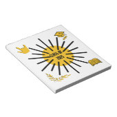 Klasse van 2025 - Zonneschijn Notitieblok (Schuin)