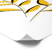 Klasse van 2025 - Zonneschijn Poster (Hoek)