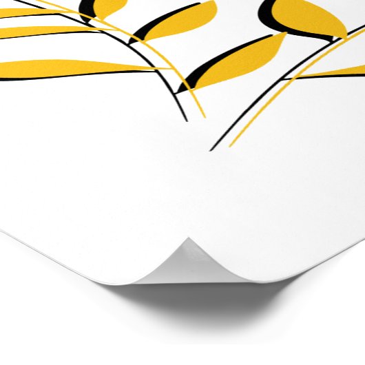 Klasse van 2025 - Zonneschijn Poster (Hoek)