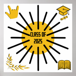 Klasse van 2025 - Zonneschijn Poster