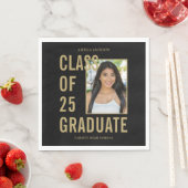 Klasse van 2025 zwart en goud foto Afstuderen papi Servet (Insitu)