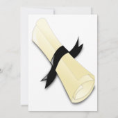 Klasse van 2025 zwarte tekst afstuderen foto kaart (Achterkant)