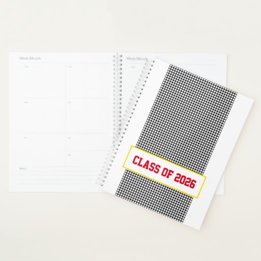 Klasse van 2026 Afstudeerder Senior School Spirit  Planner (Display)