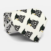 Klasse van 2026 Afstudeergeschenk Stropdas (Opgerold)