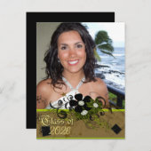 Klasse van 2026 Afstuderen Open Huis Uitnodiging Briefkaart (Voorkant / Achterkant)