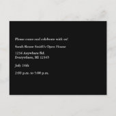 Klasse van 2026 Afstuderen Open Huis Uitnodiging Briefkaart (Achterkant)