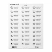 Klasse van 2026 Afstuderen Return Etiket (Full Sheet)