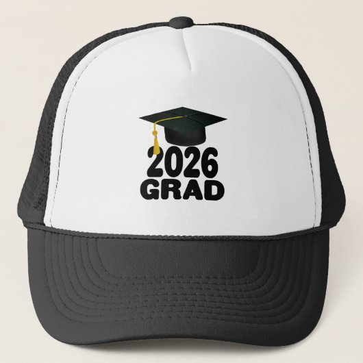 Klasse van 2026 Afstuderen Vet Trucker Pet (Voorkant)