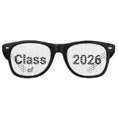 Klasse van 2026 Afstuderen voor Afgestudeerden Sen Retro Zonnebril (Voorkant)