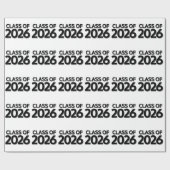 Klasse van 2026 cadeaupapier (Vlak)