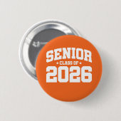 Klasse van 2026 High School Afstuderen Senior 2026 Ronde Button 5,7 Cm (Voorkant /achterkant)