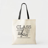 Klasse van 2026 Marching Band Tote Bag (Voorkant)