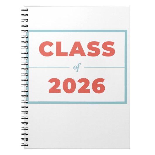 Klasse van 2026 notitieboek (Voorkant)