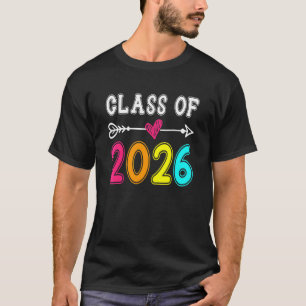Klasse van 2026 Pre-K Afstuderen voorschoolse Afst T-shirt