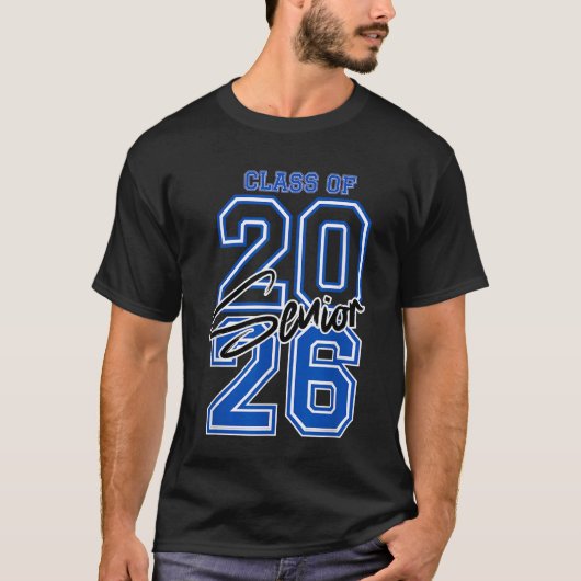 Klasse van 2026 Senior - 2026 Afstuderen T-shirt (Voorkant)